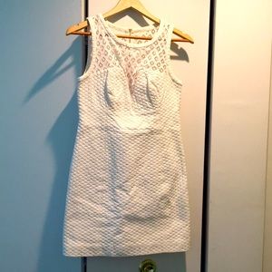 Lilly Pulitzer sleeveless white mini dress size 4